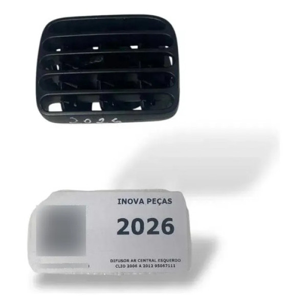 Difusor Ar Central Esquerdo Clio 2006 A 2012 95067111