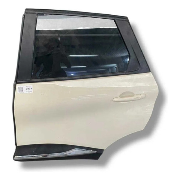 Porta Traseira Esquerda Renault Captur 2016 2020 Pelada Traseira Esquerdo Bege