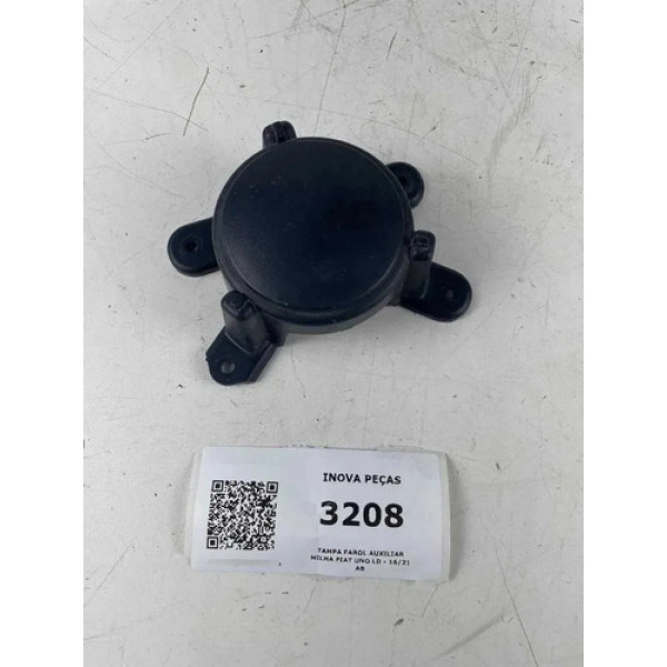 Tampa Farol Auxiliar Milha Fiat Uno L.d 2016/21 Cinza Direito