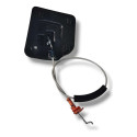 Maçaneta Interna Diant Ld Meriva 06 A 12 Gm 93385329 Cinza Dianteira
