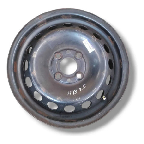 Roda De Ferro Aro 14 Hb20 Preto