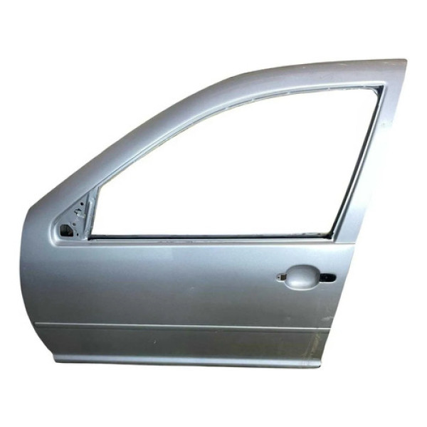 Porta Dianteira Esquerda Vw Bora 2009 2012 Pelada Dianteira Esquerda Prata