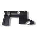 Moldura Isolador Inferior Painel S10 2.8 2001 2007 2011 Preto Lisa