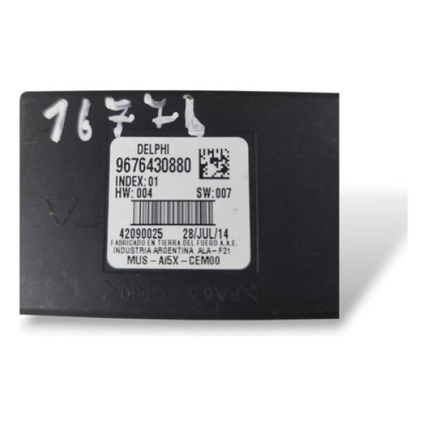 Modulo Central Alarme Citroen C3 2015 9676430880 2015