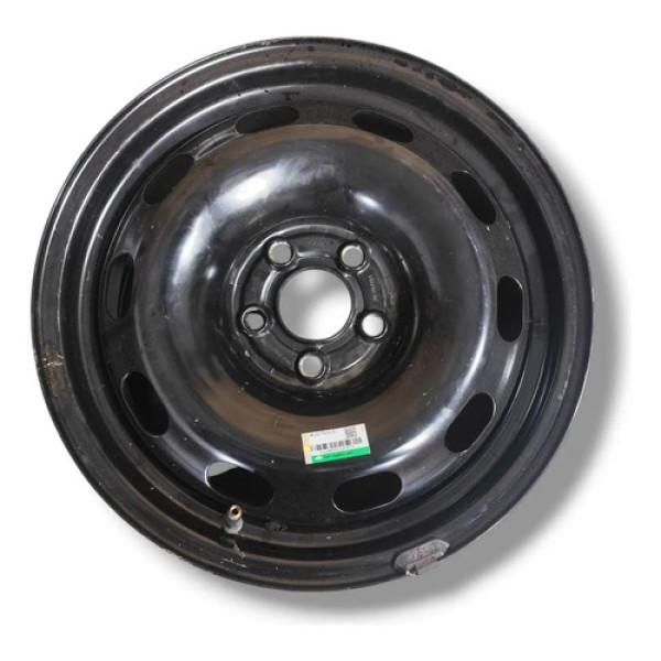 Roda Ferro Aro 15 Golf Fox Polo 5 Furos Preto