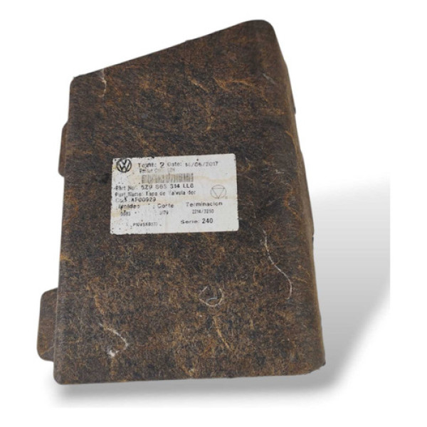 Cobertura Válvula Exaustão Porta Malas Le Spacefox Orig Vw Preta