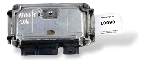  Modulo Injeção Peugeot  206 1.6 2008 0261207665