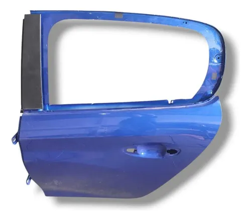 Porta Traseira Esquerda 208 2023 Pelada Traseira Esquerdo Azul