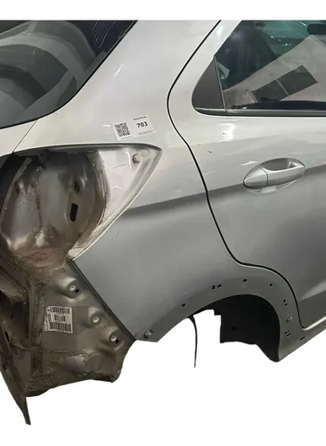 Lateral Traseira Direita Ford Ka Feestyle 2020 Prateado