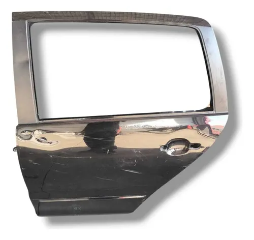 Porta Traseira Esquerd Volkswagen Spacefox 2013 2018 Detalhe Traseira Esquerda Preta