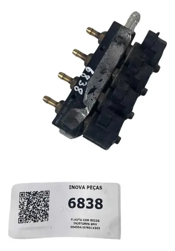 Flauta Com Bicos Injetores Gnv 004304/67r014303