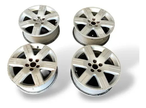 Jogo De Roda Vw Golf Bora 5x100 Prata